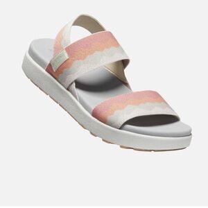 Keen Sandals Womens 8 Elle Backstrap Brick Dust Open Toe Casual Comfort 1024713